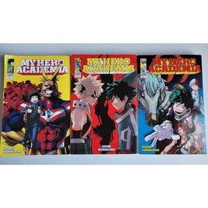 My Hero Academia 1, 2, 3 Manga ⚔️ Action‎ Shonen Jump Viz English Vol. 1-3